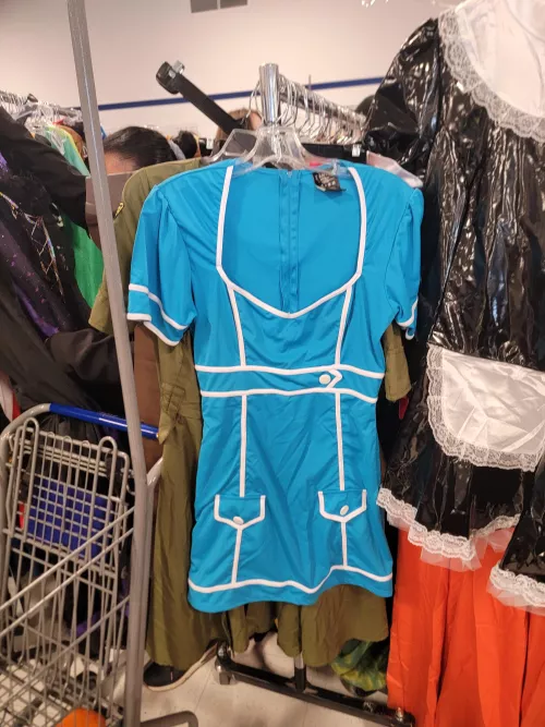 I found Lola's flight attendant outfit at goodwill?