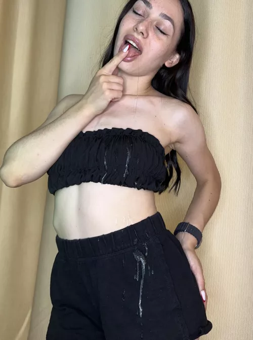 I love it when his cum gets on my clothes, oh