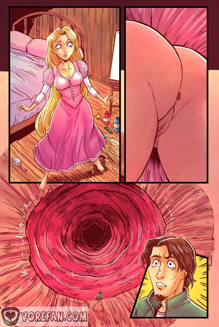 {image} Down the Back Path (Altercomics - FRANTIC) [shrinking, shrunken man, unaware, butt, anal vore, sizeplay vore]