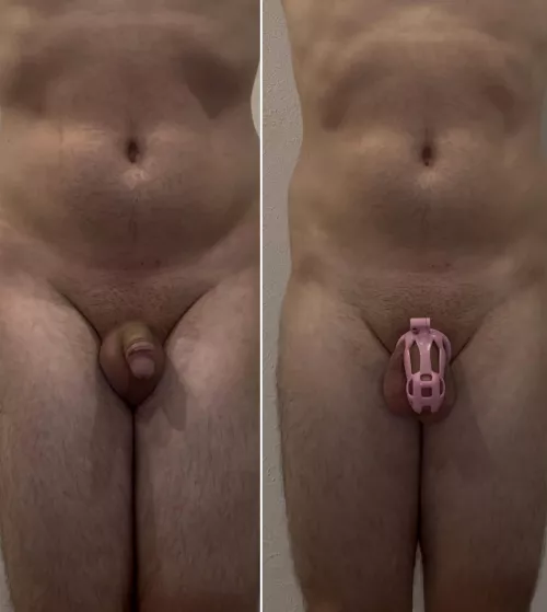 It feels so wrong to be a 19 year old wearing a chastity cage! I should be dating and having sex but instead.. so hot & humiliating