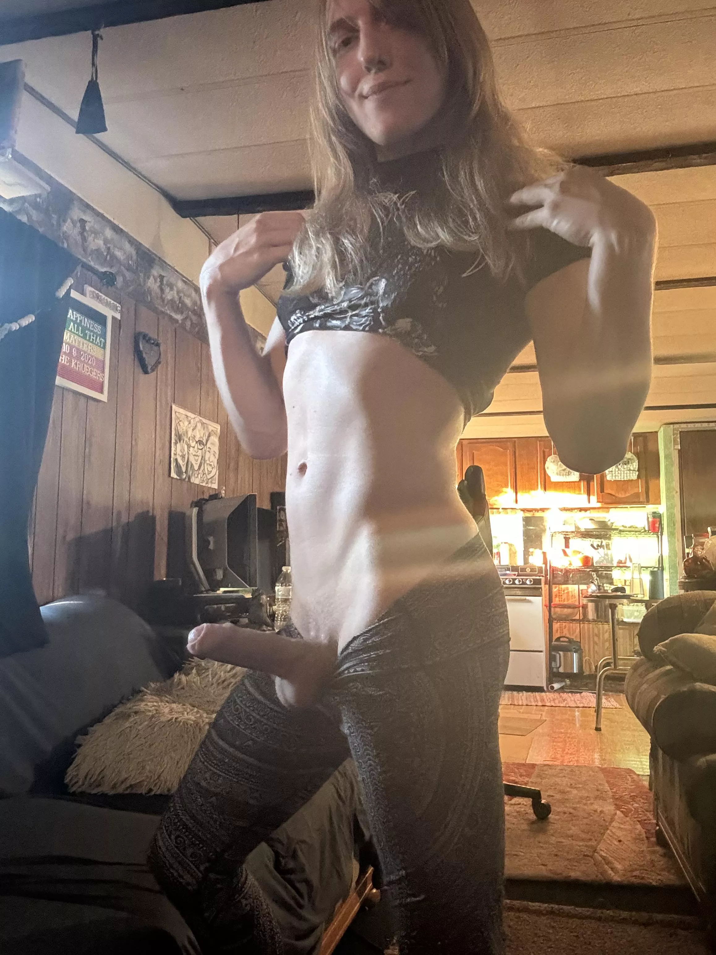 Let mommy top you with her heavy cock 