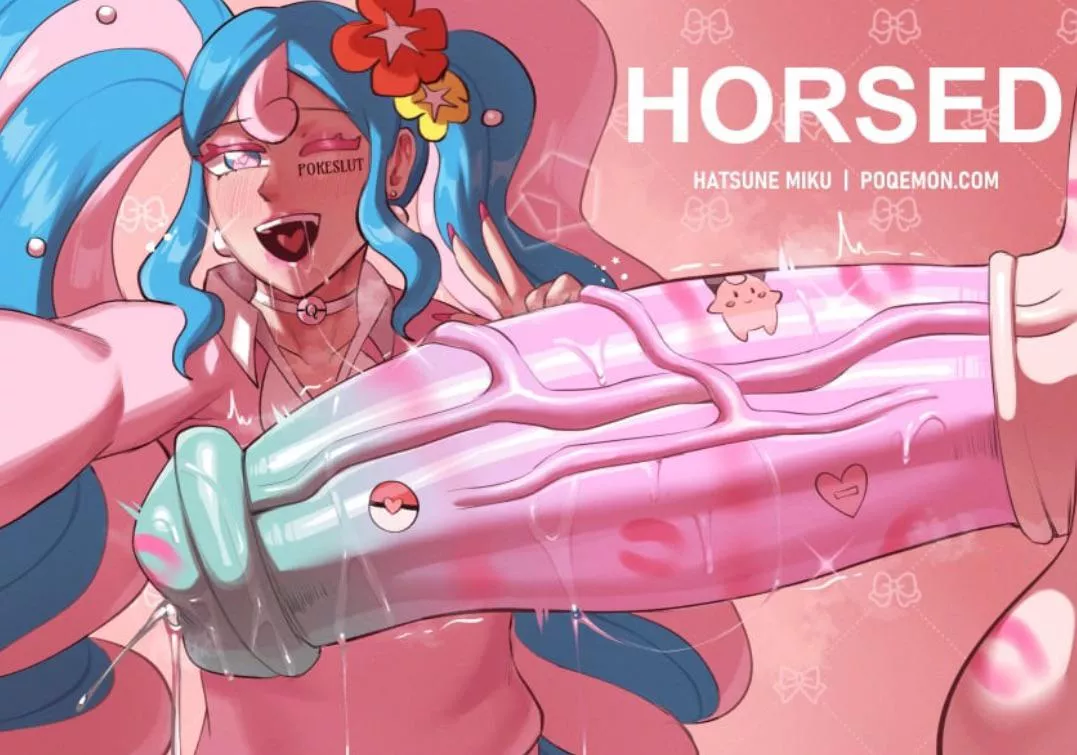 Miku got horsed by Galarian Rapidash~ (Wingedwasabi)