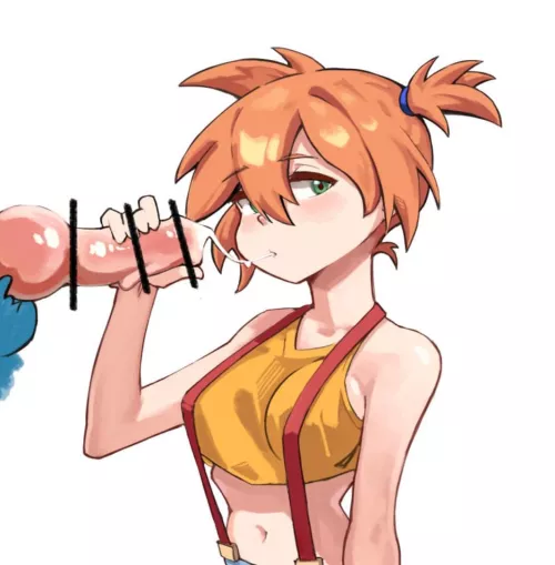 Misty grabbin’ a quick snack~ (Lu Blu)