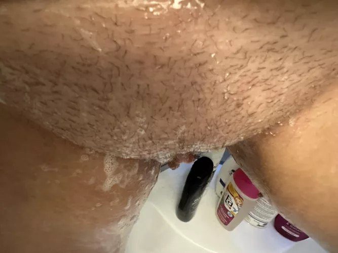 Mommy have some wet hairs but not only from showering