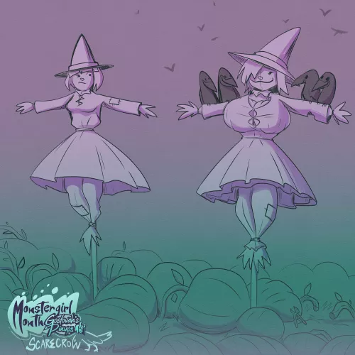 Monstergirl Month Day 7 - Scarecrow