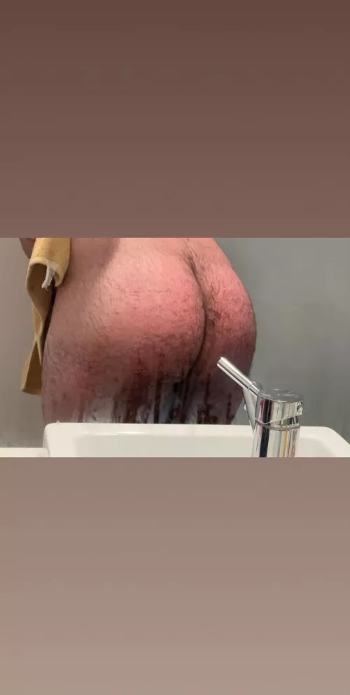 My Hairy ass after a shower 
