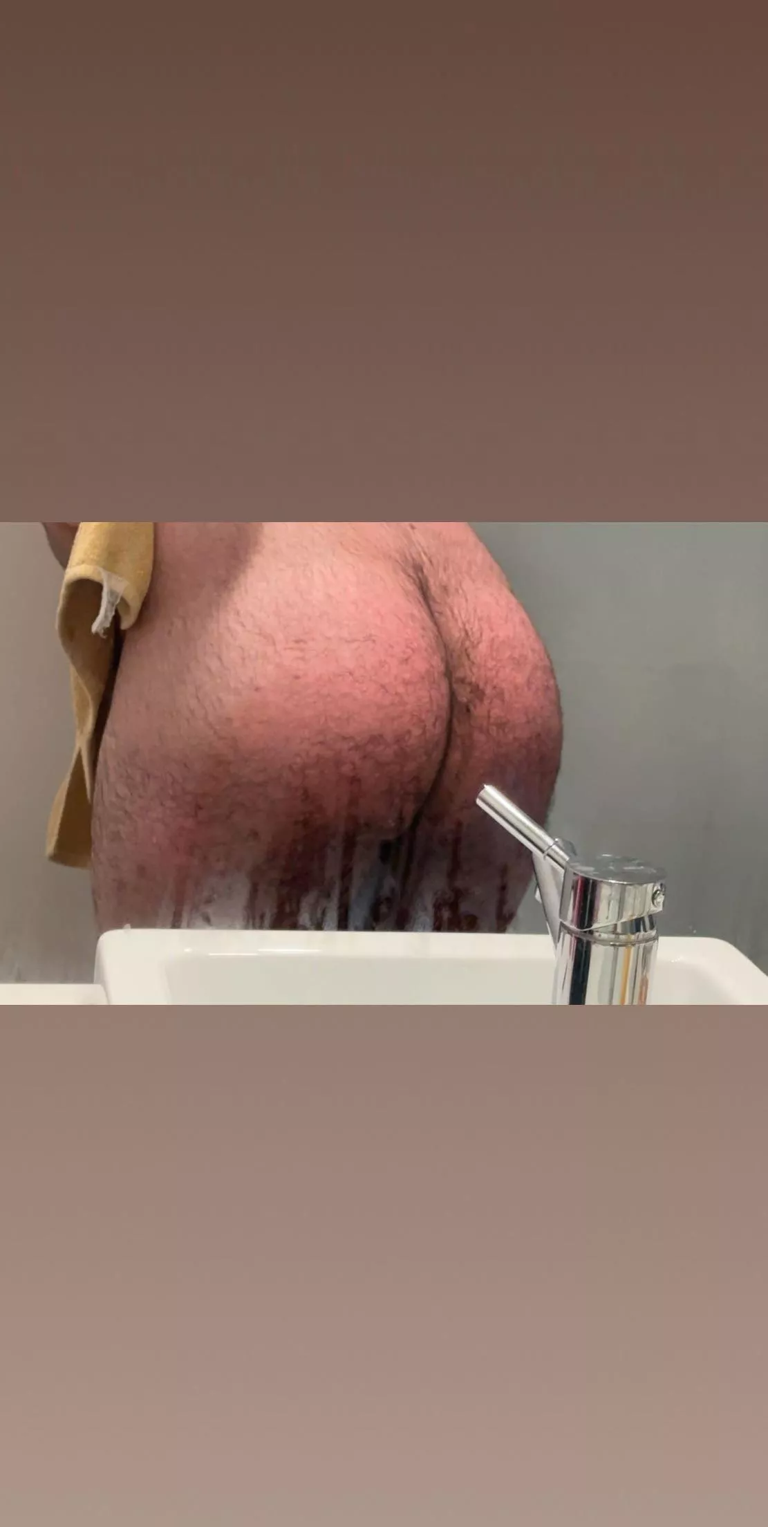 My Hairy ass after a shower 
