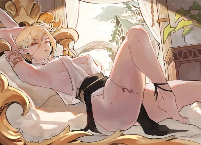 [OC] [FOR HIRE] Elven character commission by me 