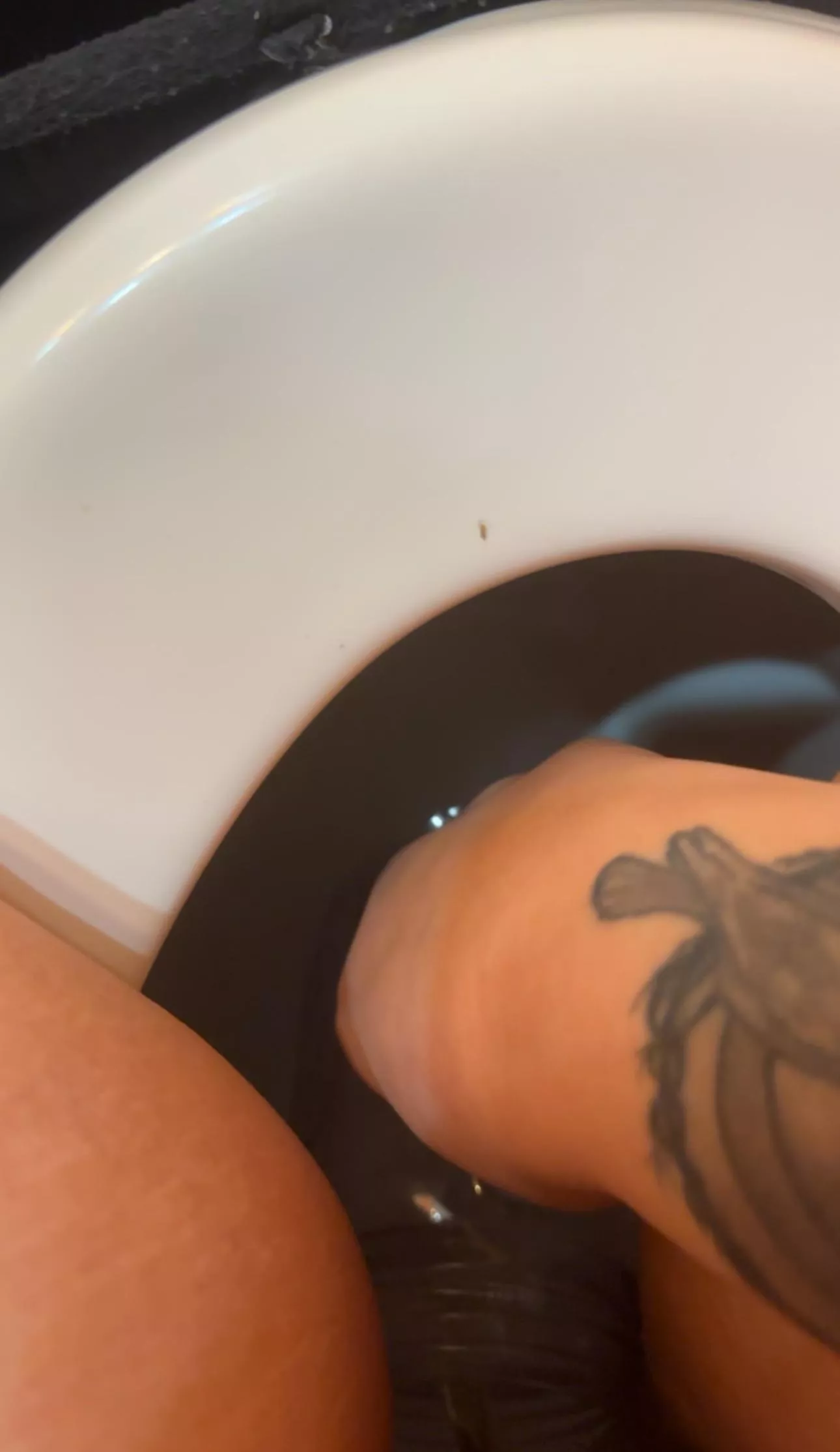 Peeing in a cup to try