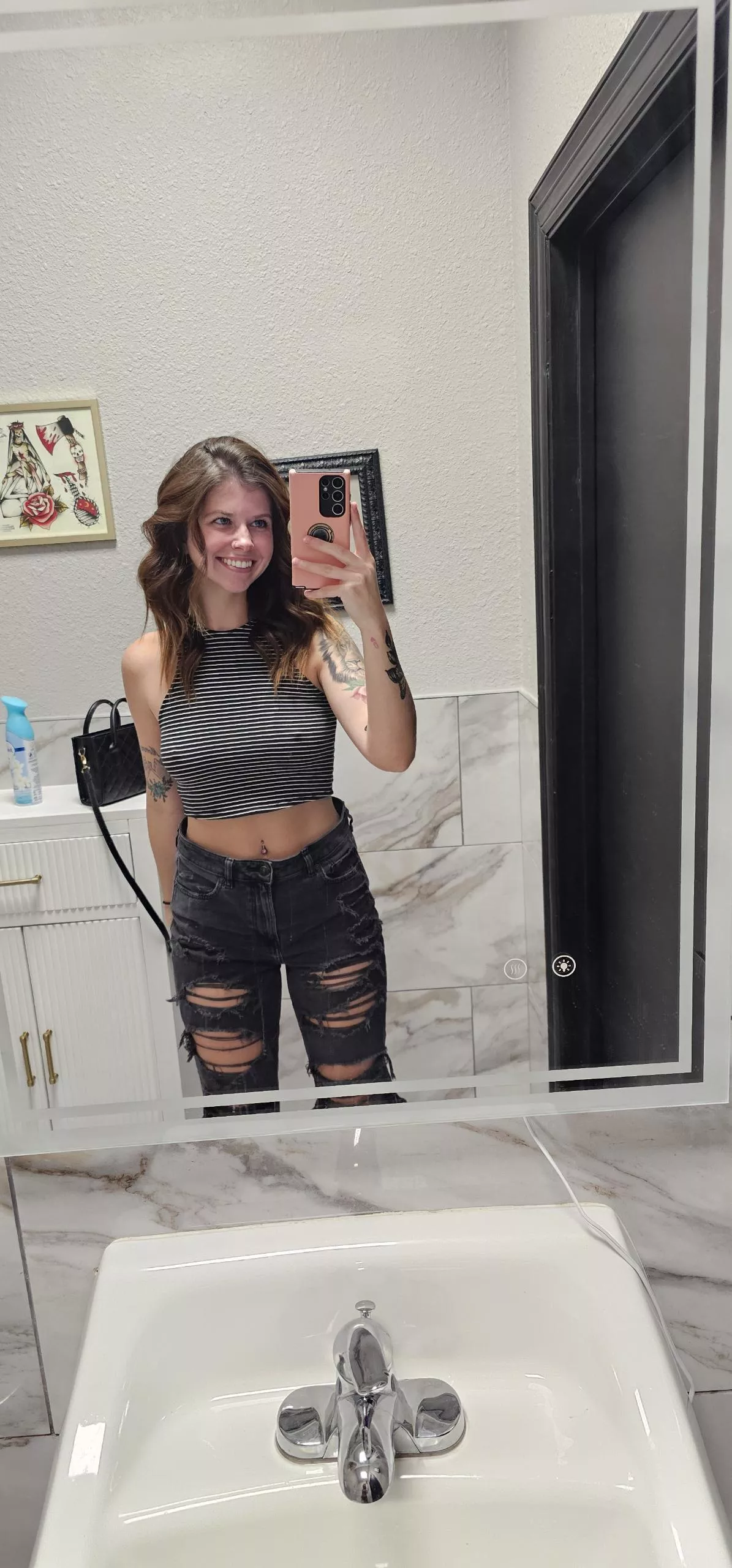 People must have really liked my shirt, they kept looking at it. 