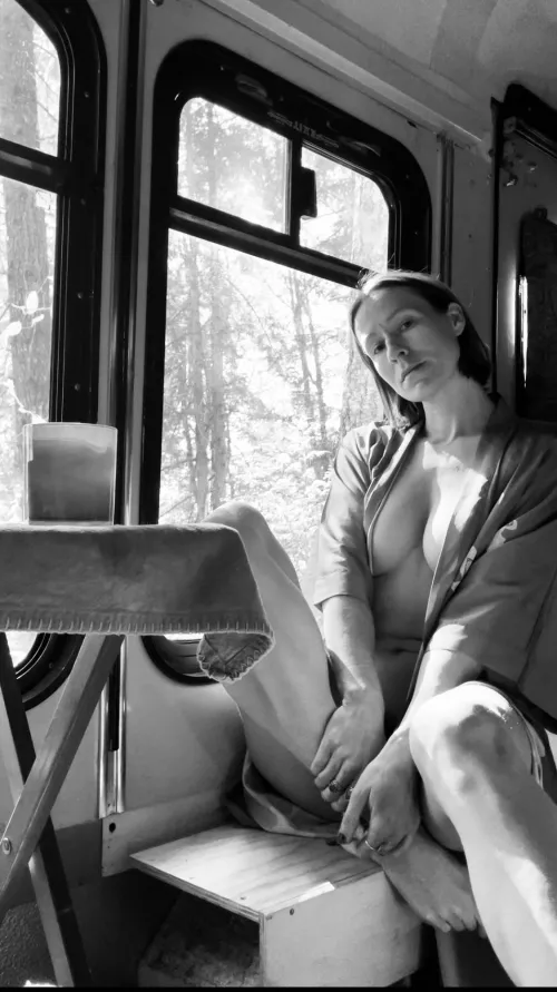 Playing with the sunlight in my bus