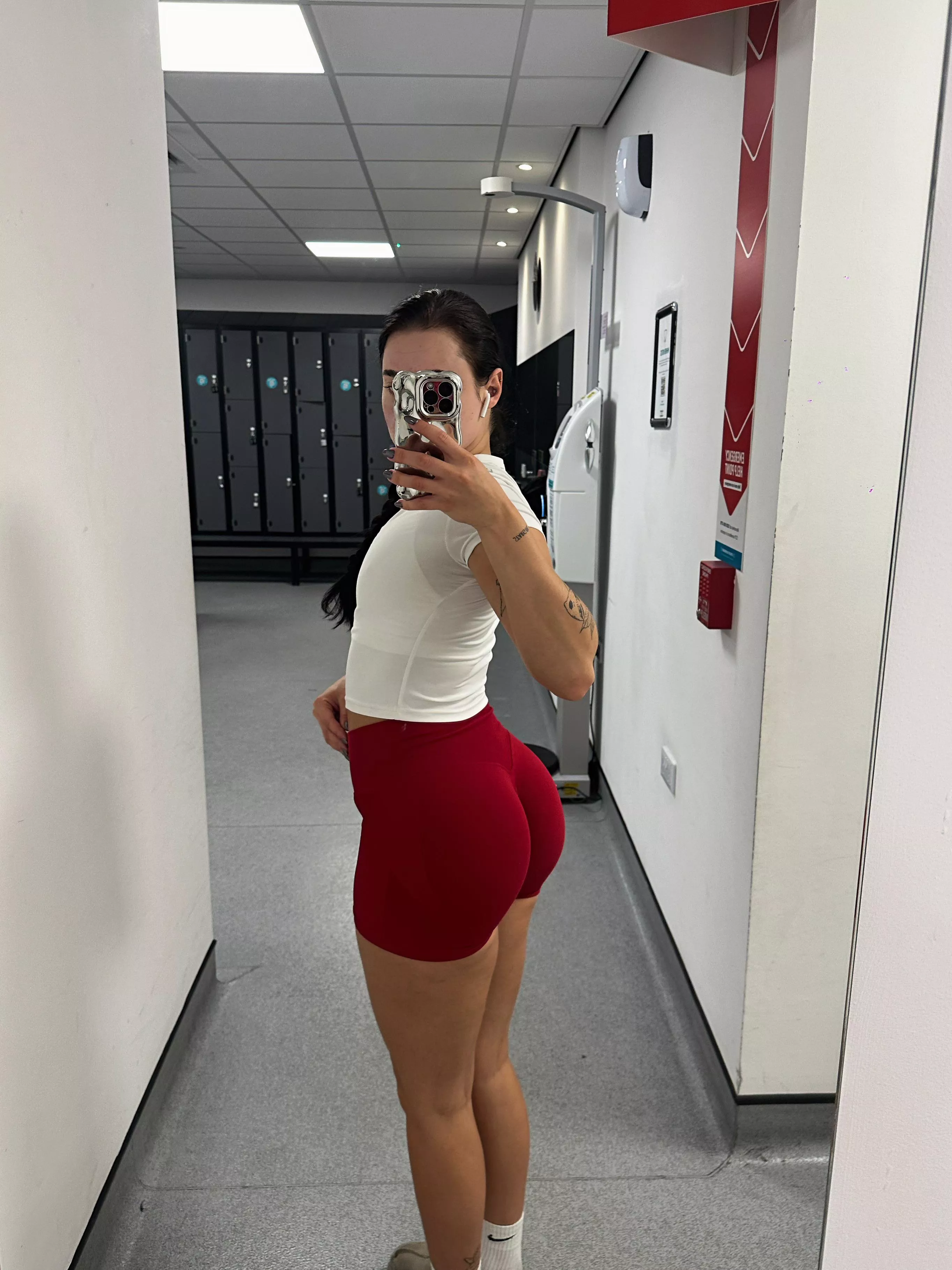 Quickie in the changing rooms?