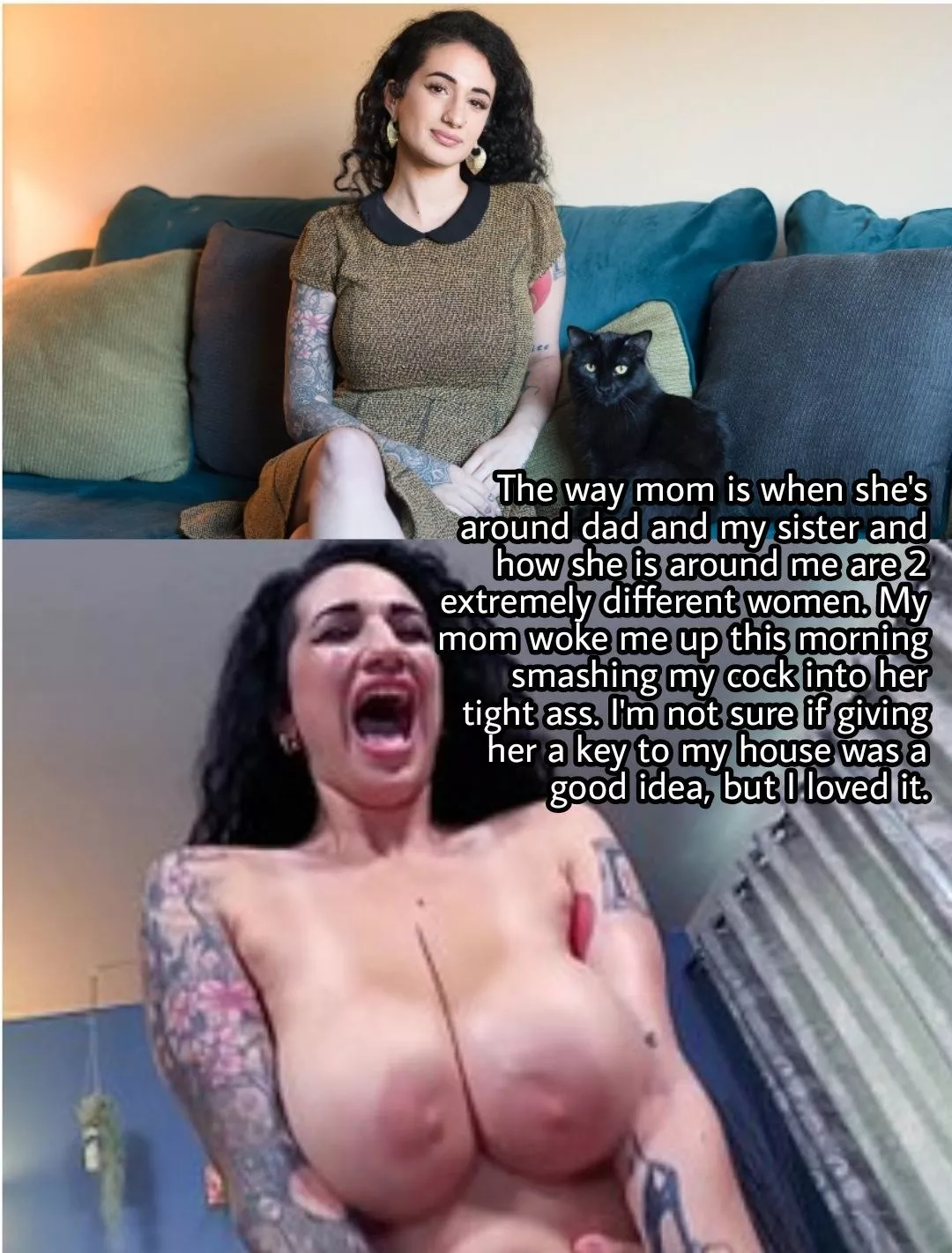 That means your mom is good at keeping secrets. 