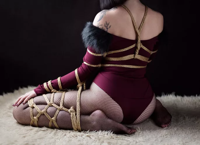 The flow of Rope, Shibari and MVPBlack, jute 6mm rope, '21