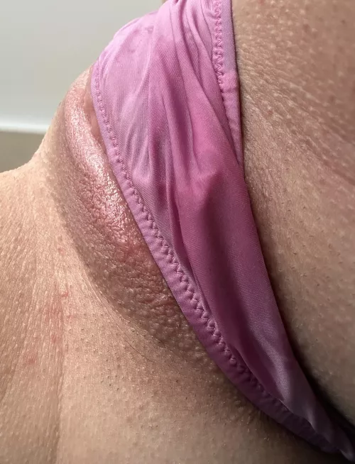 wet pink panties that I'm ready to give to my slave