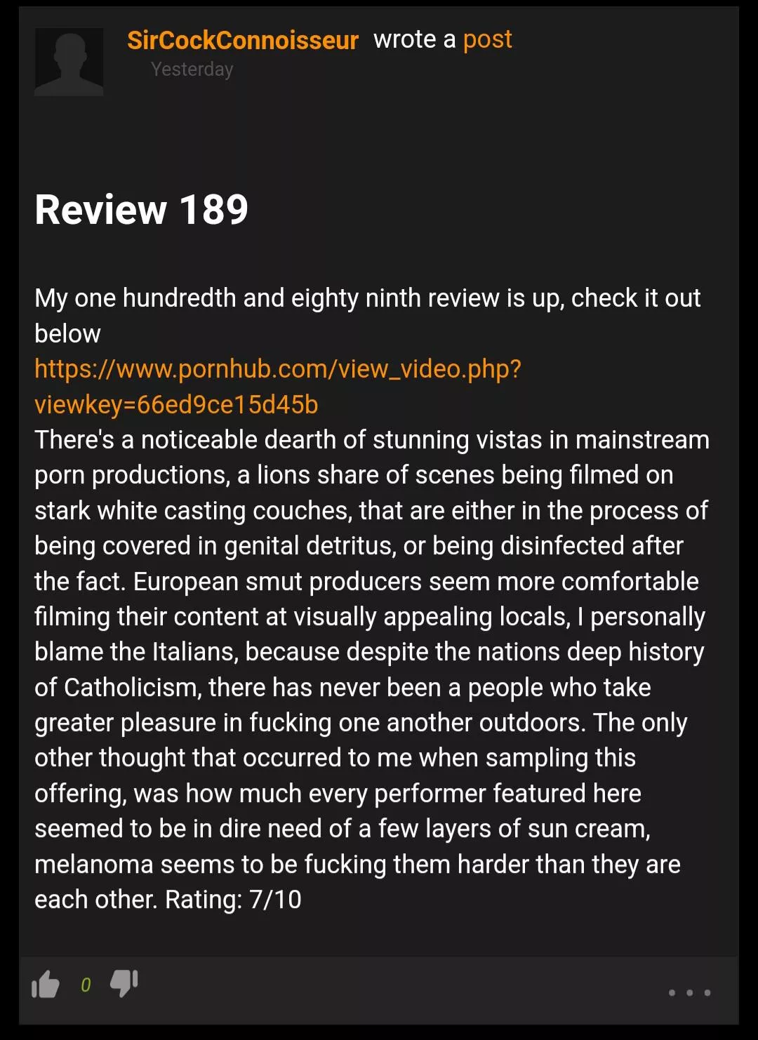 When in doubt, blame the Italians