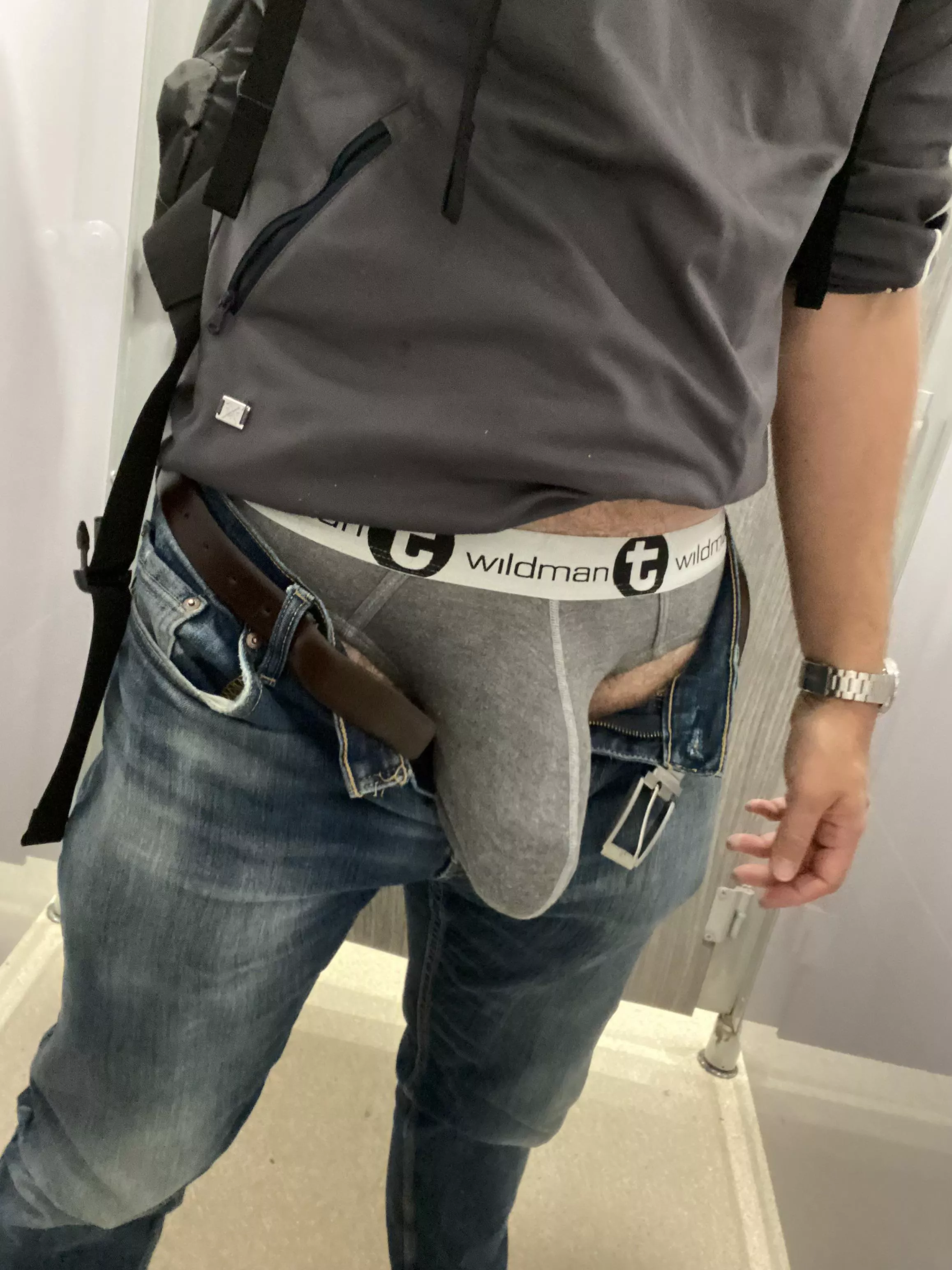 When travelling you have to release the bulge occassionally. 