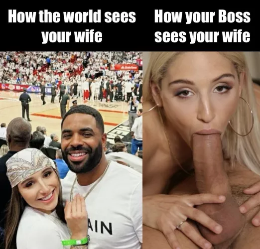 Your Boss just gets on very very very well with your Wife, how else did you think you were getting all these raises! It wasn’t you work ethic 