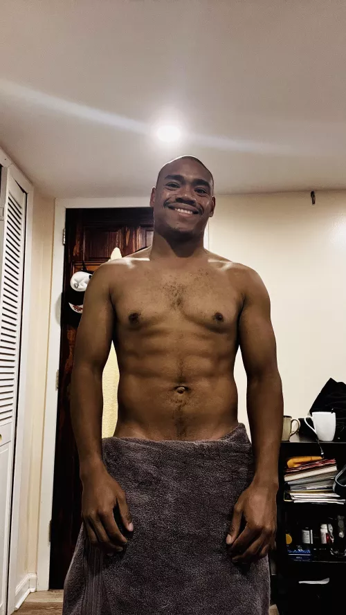 All nice and clean after my shower. Make me dirty again?