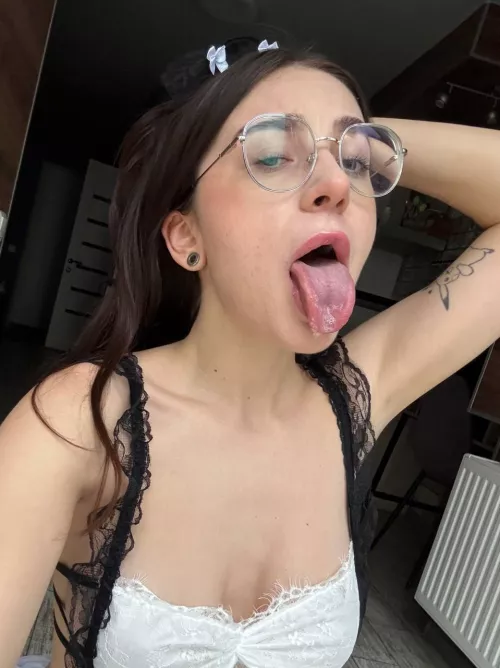 By drooling I show how good I can feel