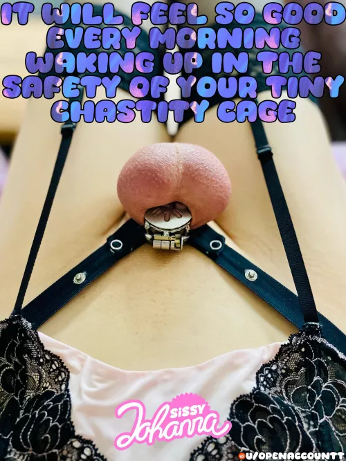 Chastity Will Keep Your Tiny Clitty Safe 😊❤️