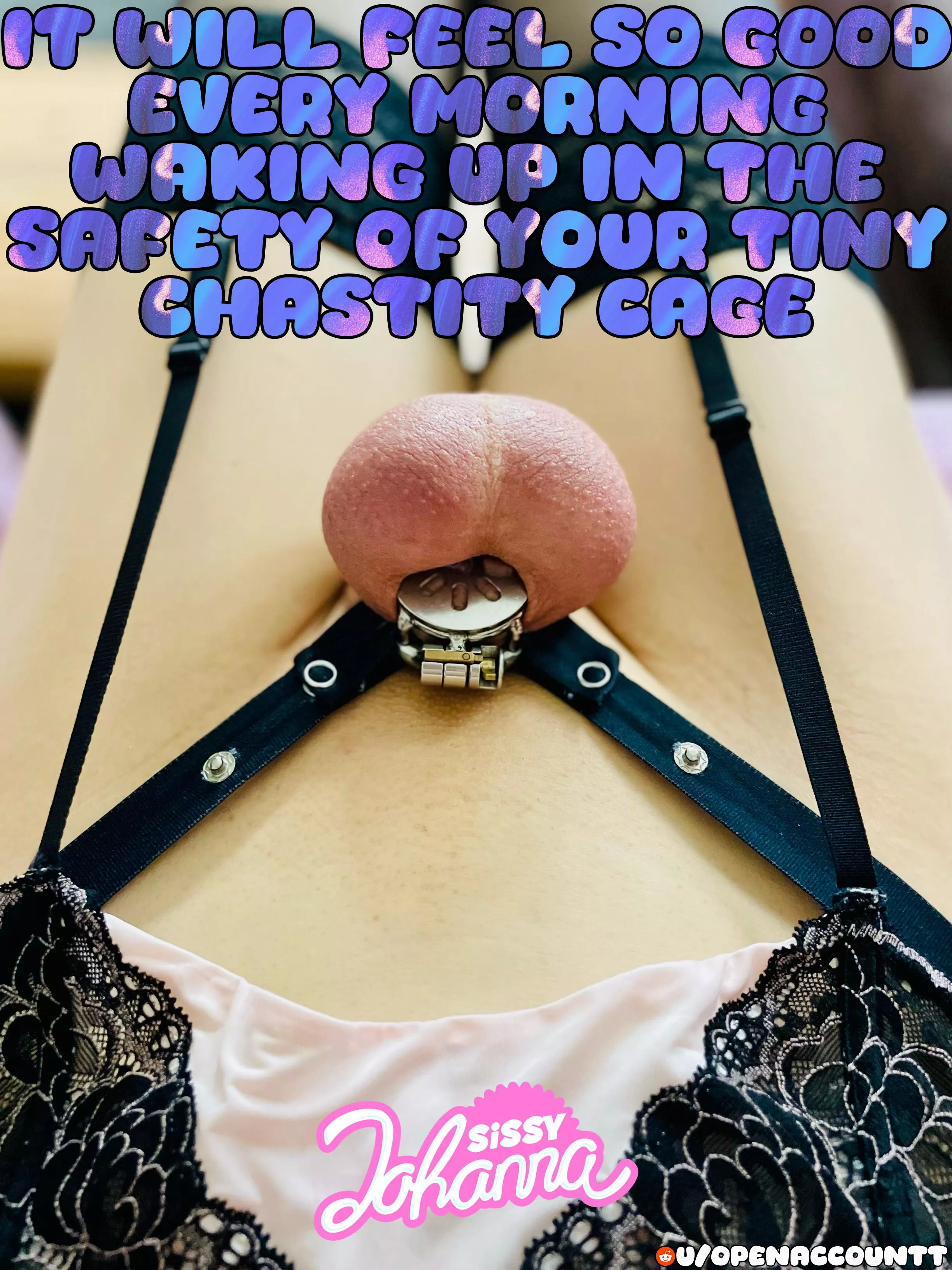 Chastity Will Keep Your Tiny Clitty Safe 😊❤️