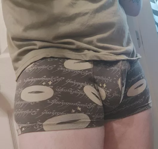 Got the Lord of Rings Boxers on today. Happy Wednesday. 