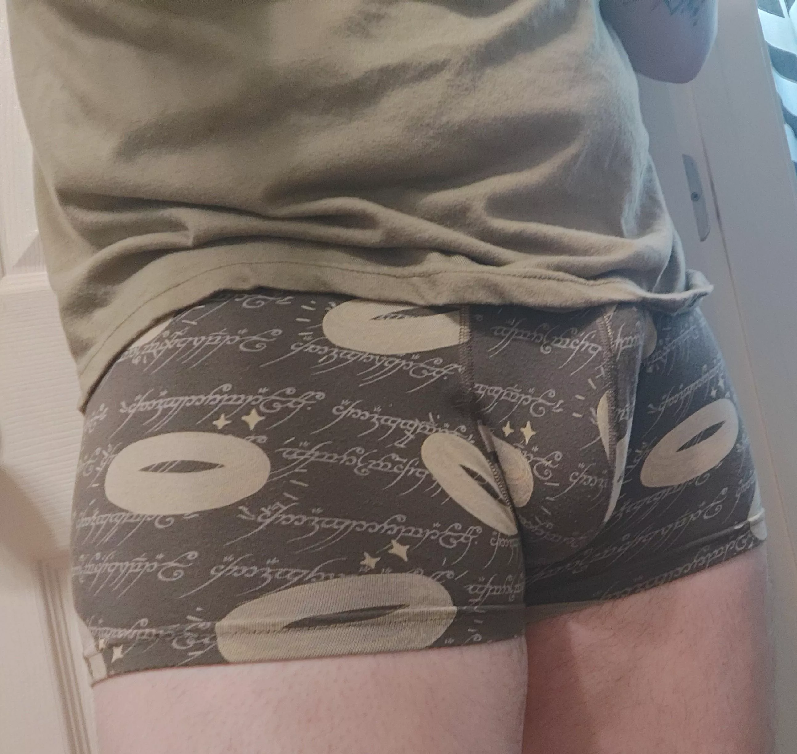 Got the Lord of Rings Boxers on today. Happy Wednesday. 