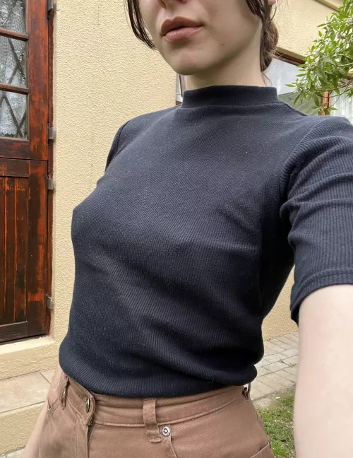 Guess who forgot her jacket