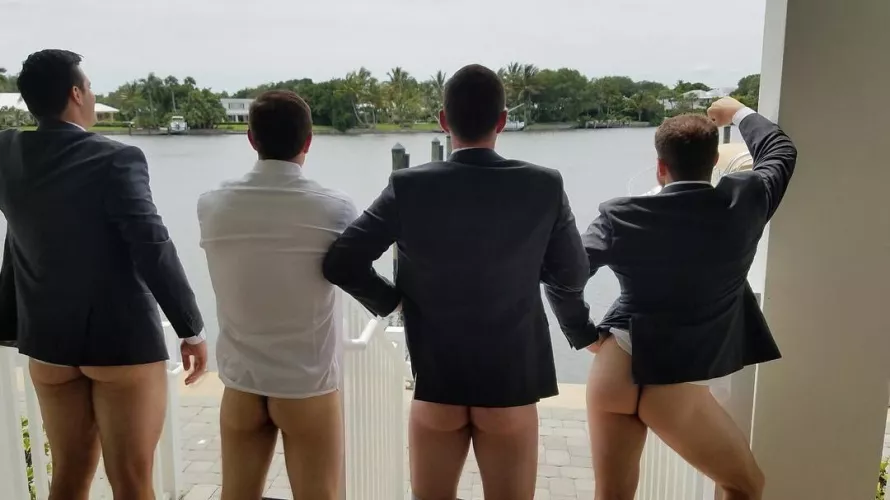 How much you wanna bet the guy on the right farted?