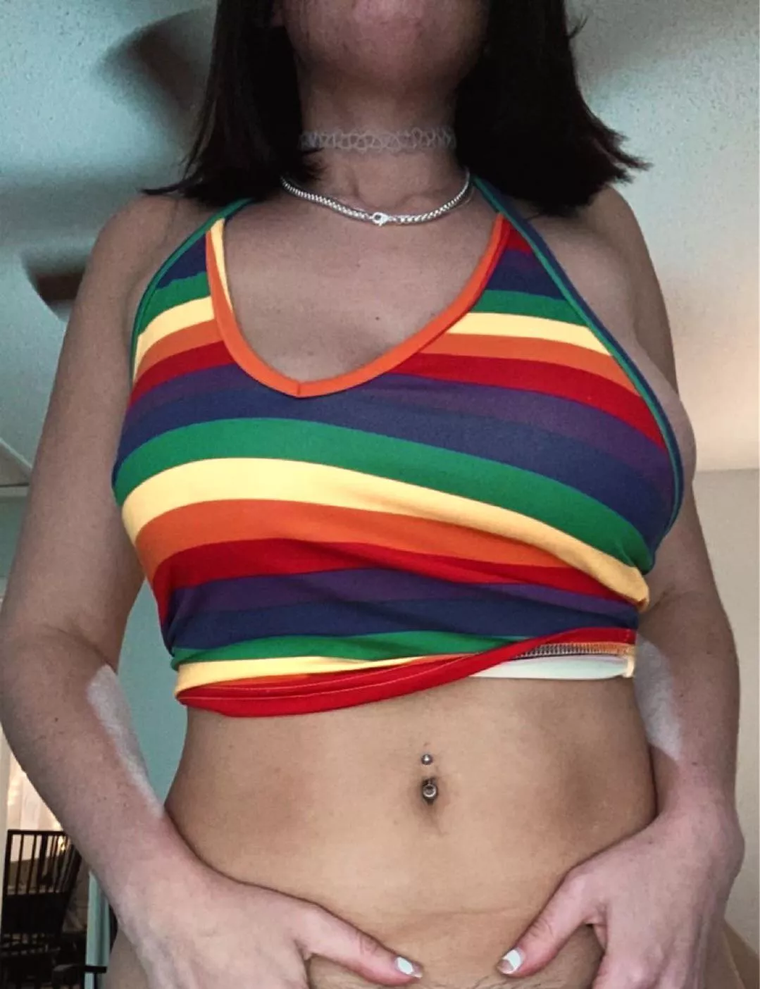 i bought it for u but my boobs keep falling out of it 