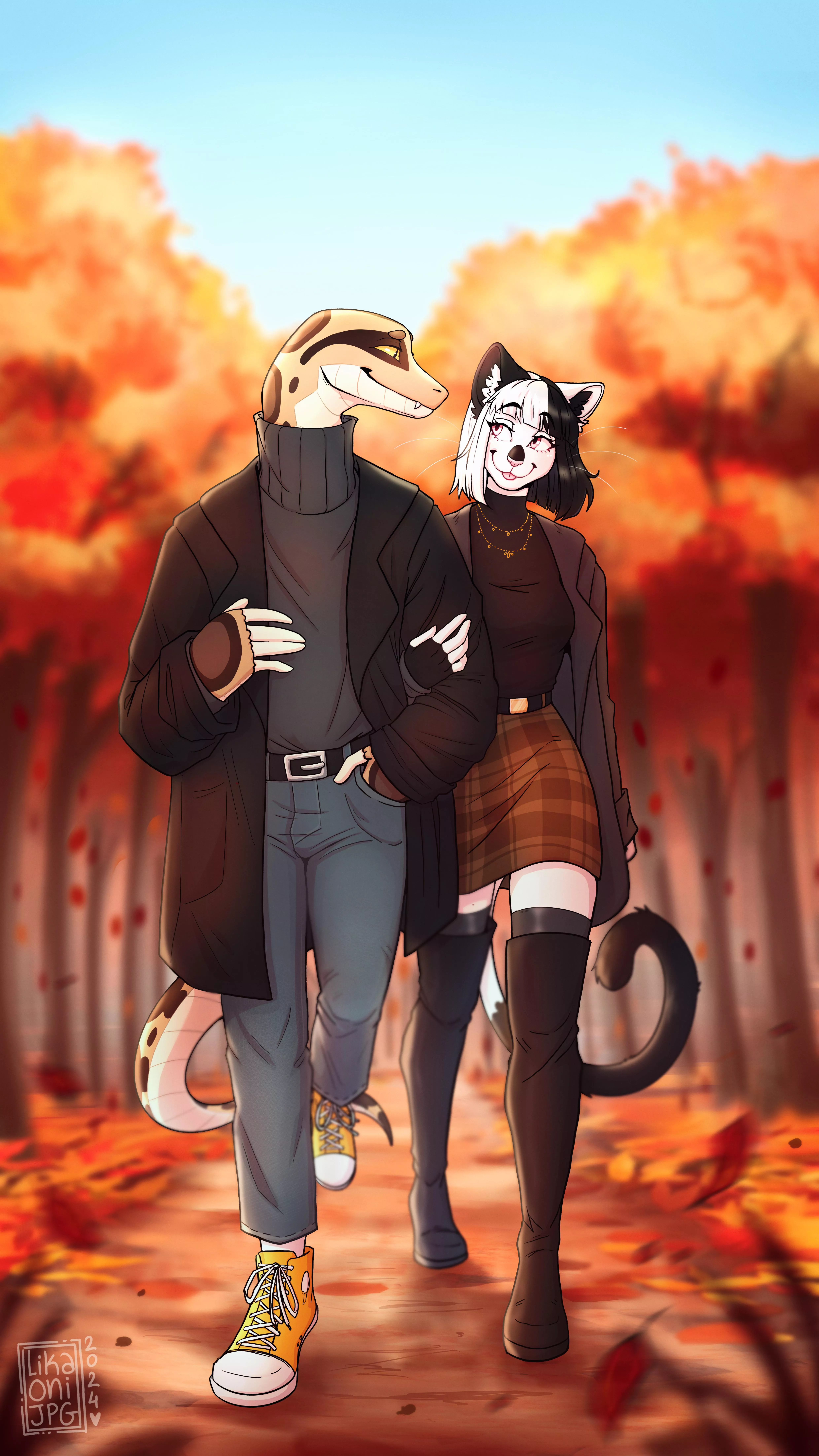 I love autumn! (By me, likoani)