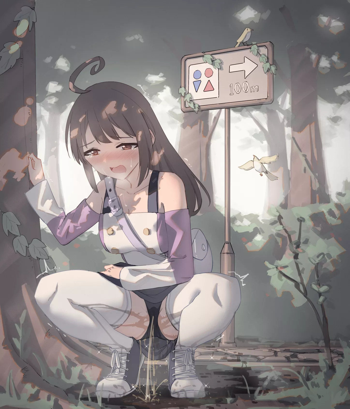 just barely didn't make it..~ >//< (artist: rune)