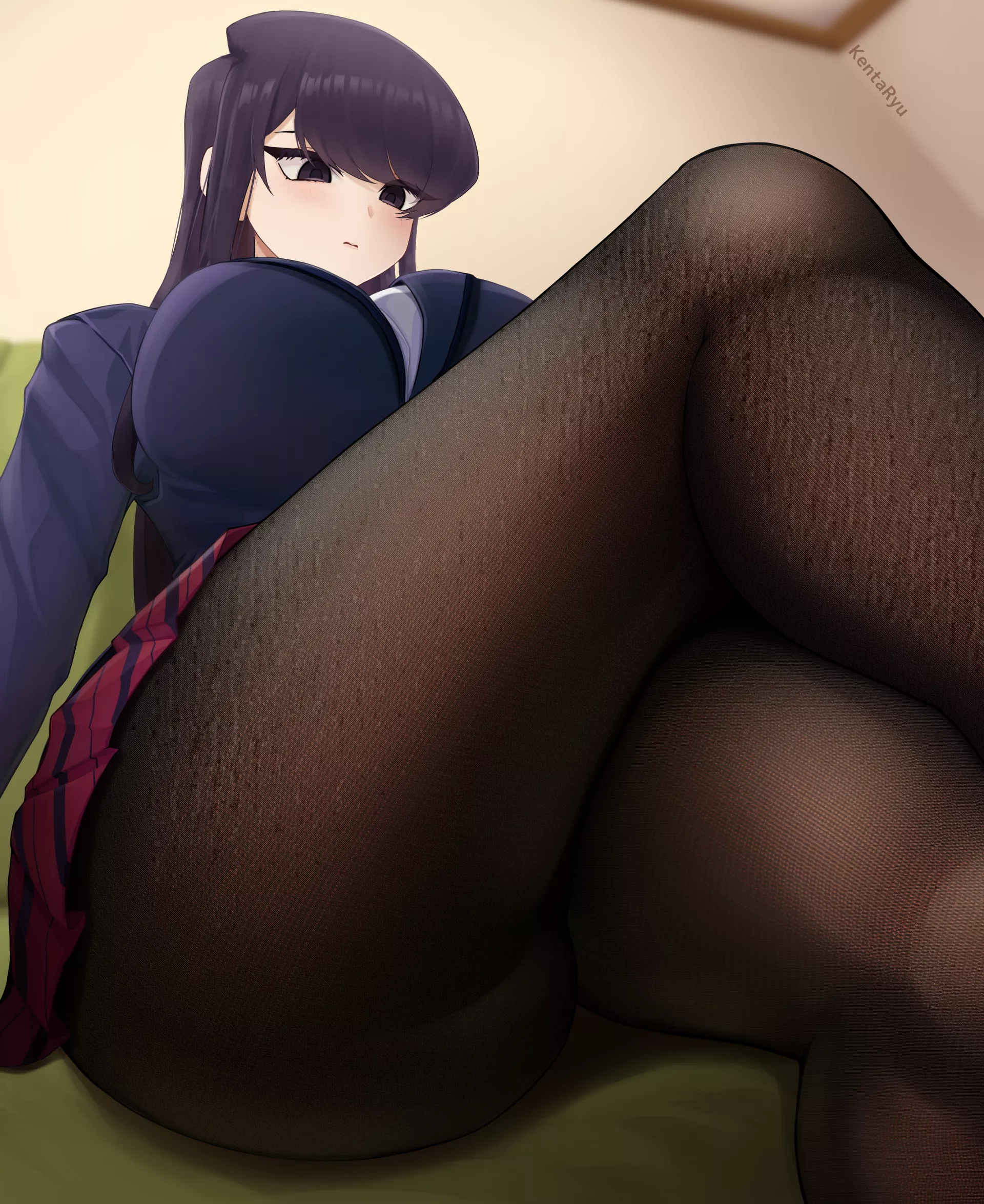 Komi-San Crossing Her Legs 