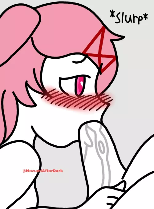 Looks like she's enjoying her reward✨