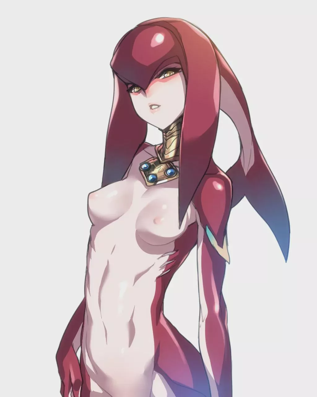 Mipha's petite body 