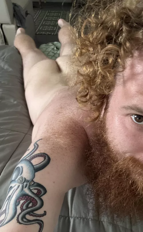 Red curly hair and a tight little ass 