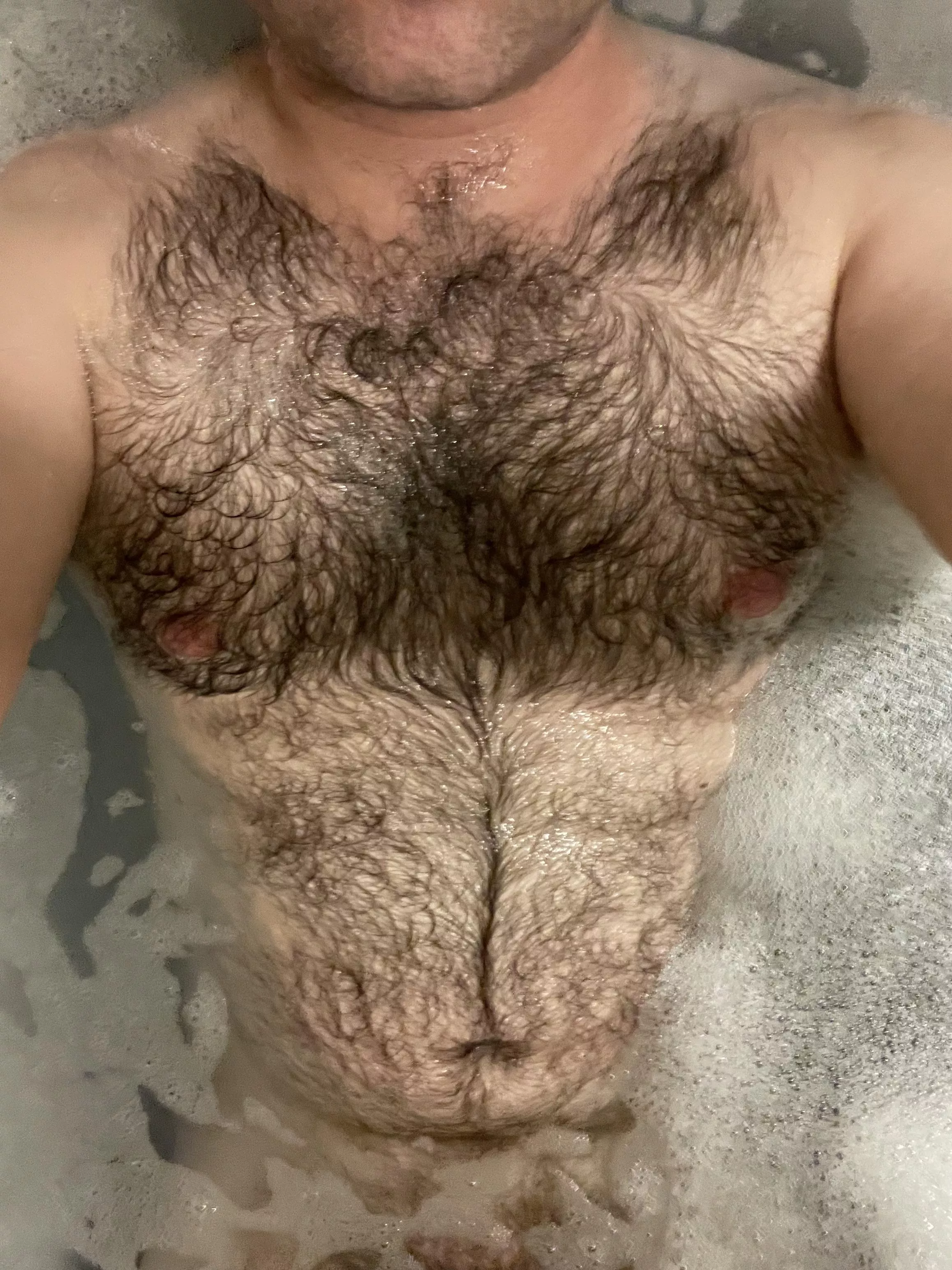 Relaxing bath before bed