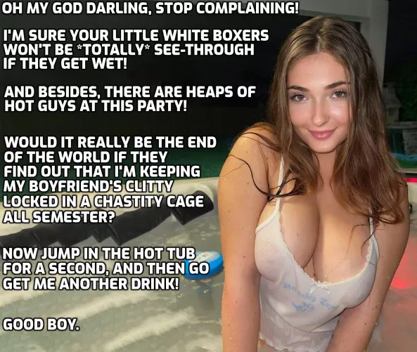 She wants everyone to know.