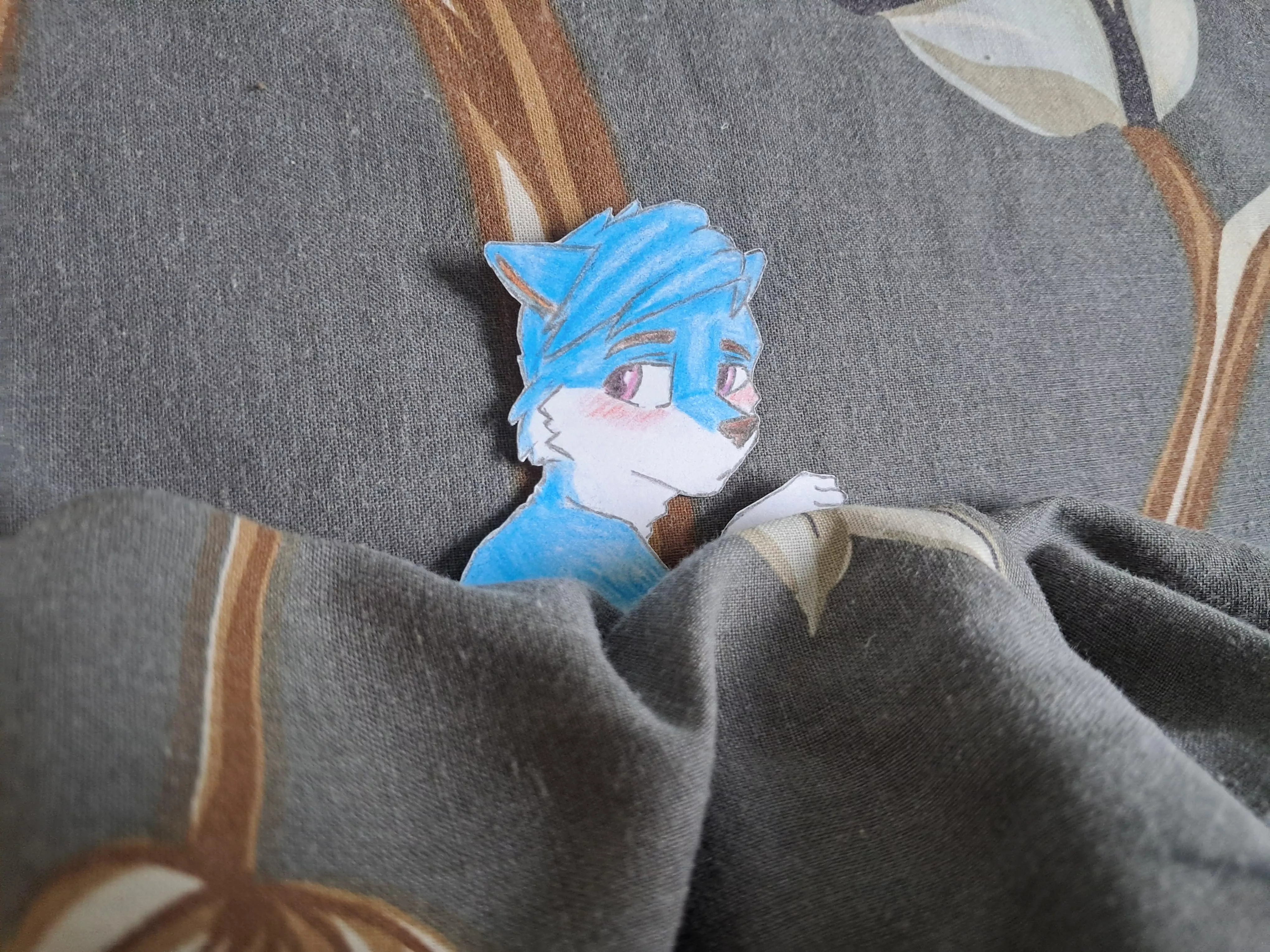 Sleepy head just woke up (art by: me)