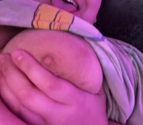 Titties too big couldn’t fit both in frame 😅