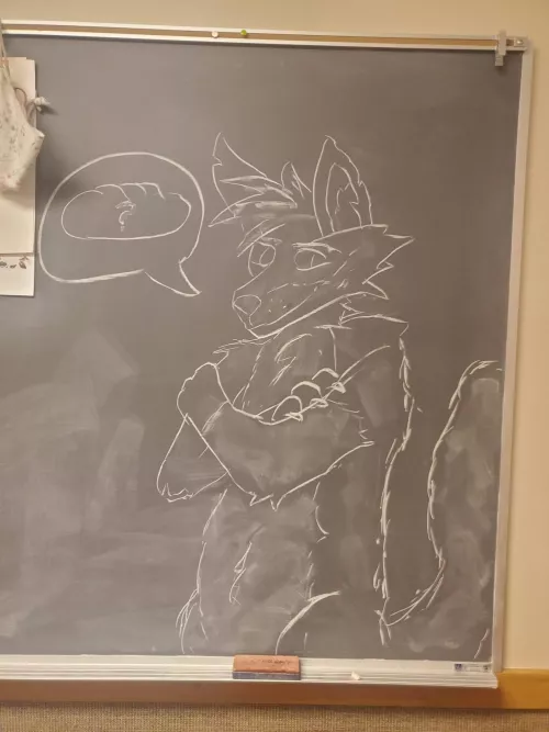 unattended chalk