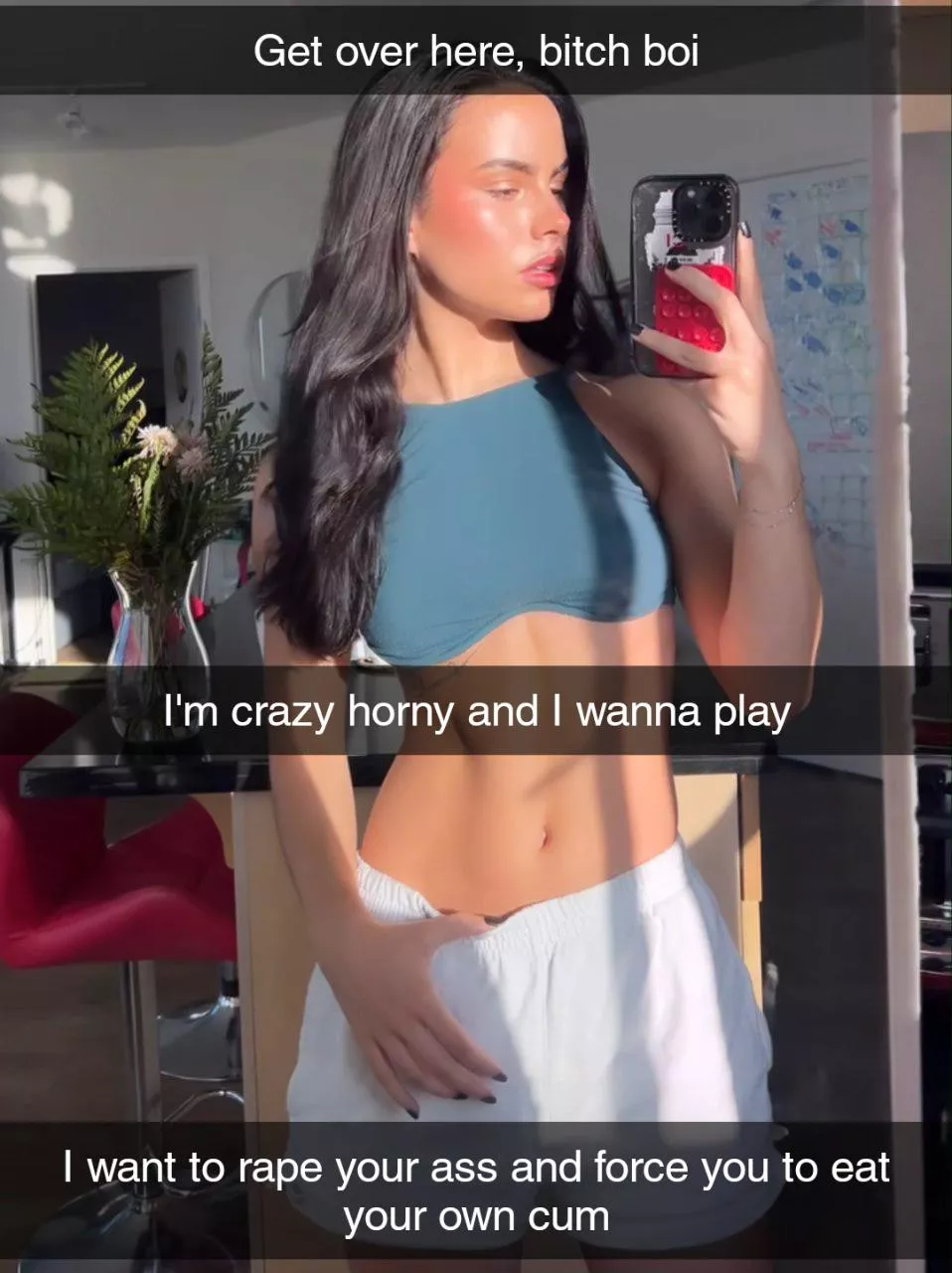 When she gets horny, this is what she likes to do