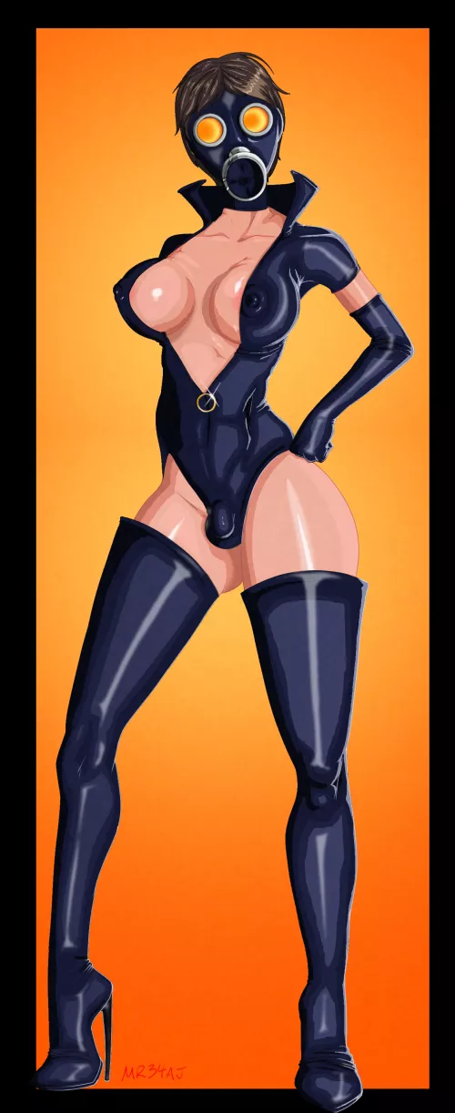 Futa Superheroine (MyRule34ArtJourney)