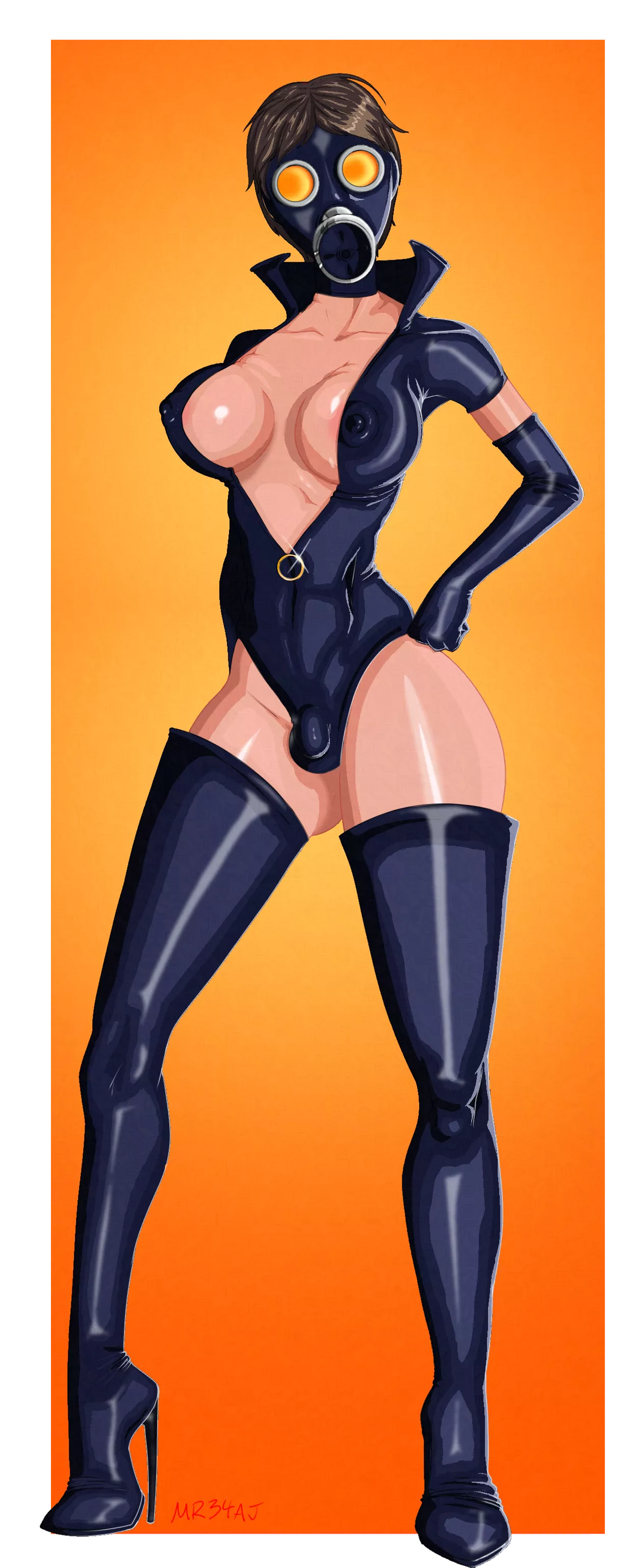 Futa Superheroine (MyRule34ArtJourney)