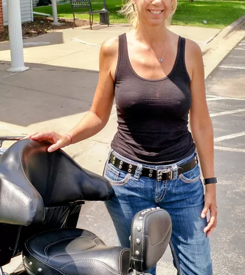 I always ride braless. It is the rules of the road, right?