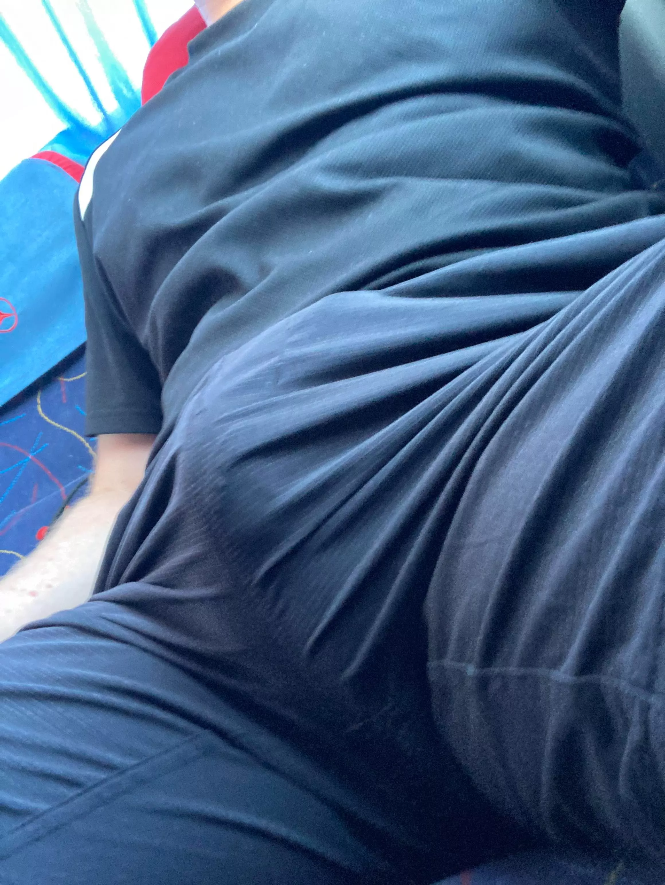 Mu big bulge on a hot day...