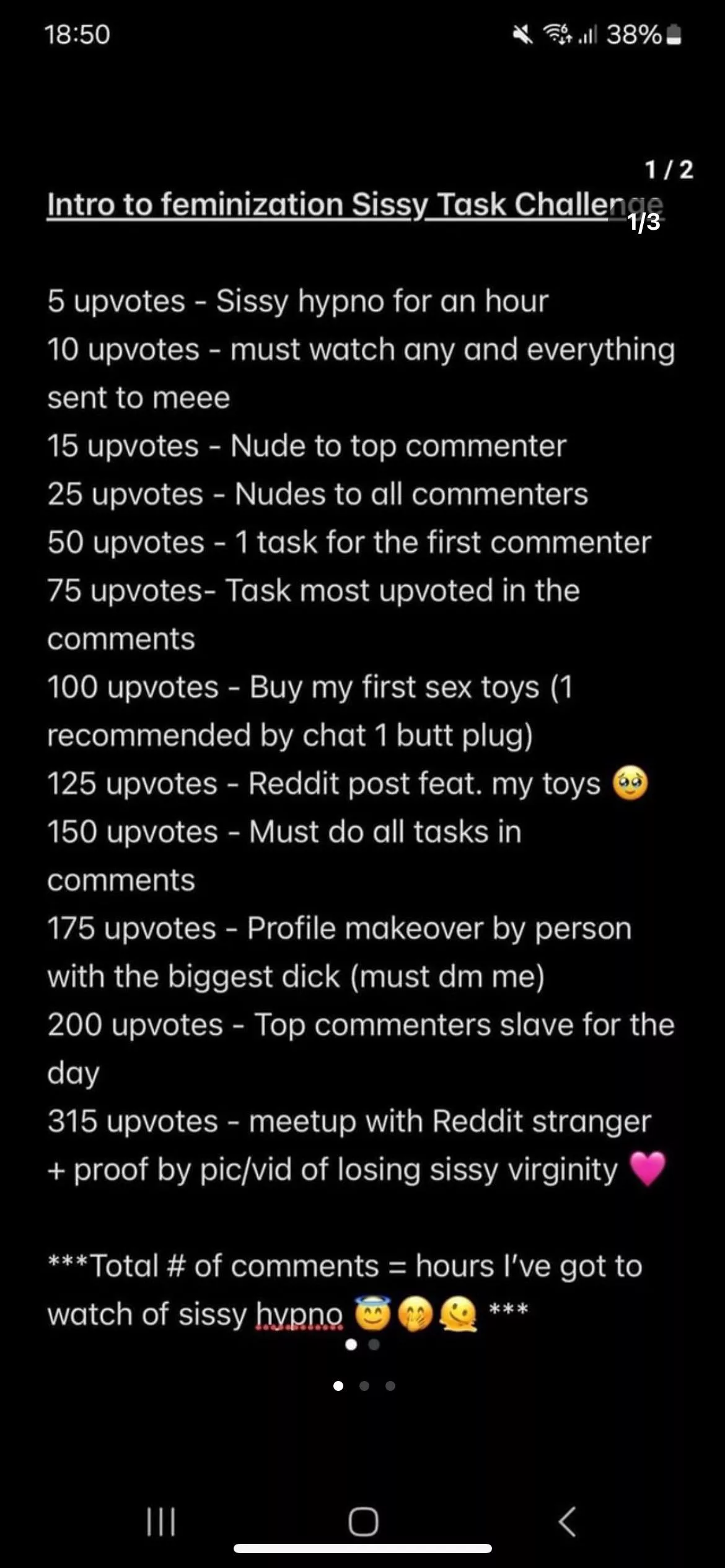 Need someone to turn me into a sissy