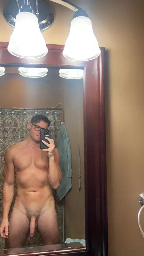 New glasses and fresh (face) shave. Come try and beat me at trivia