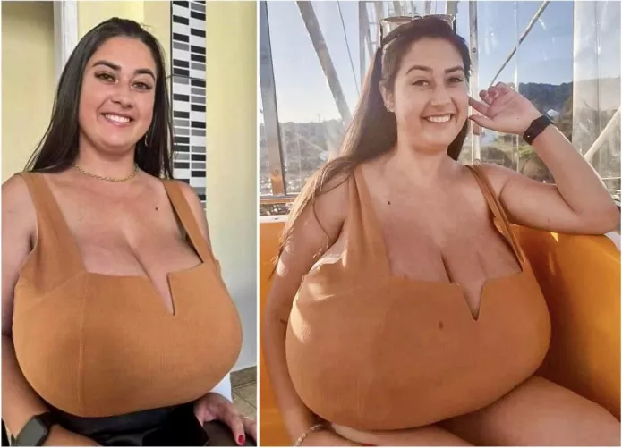 Same top, Huger boobs